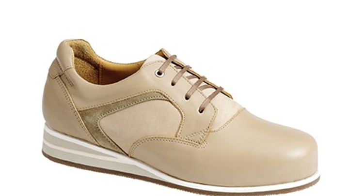 3650.1600 Piedro Womens Casual Shoes Taupe Combination Lace.jpg