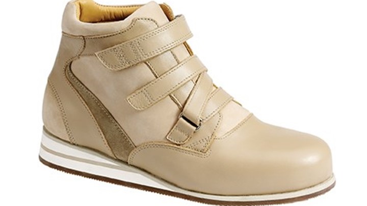 3661.1600 Piedro Womens Casual Boots Taupe Combination Velcro.jpg