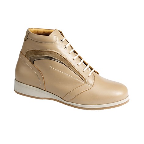 3441.1603 Piedro Womens Boots Taupe Leather Lace.jpg