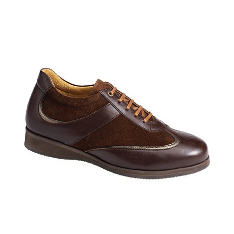 3461.1500 Piedro Womens Dress Shoes Brown Leather & Nubuck Lace.jpg