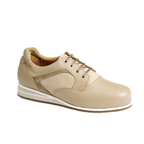 3650.1600 Piedro Womens Casual Shoes Taupe Combination Lace.jpg