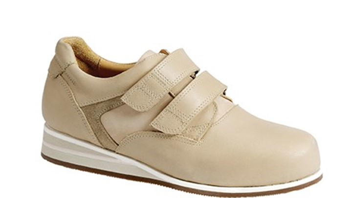 3651.1600 Piedro Womens Casual Shoes Taupe Combination Velcro.jpg