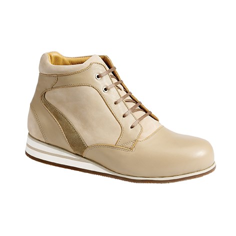 3660.1600 Piedro Womens Casual Boots Taupe Combination Lace.jpg