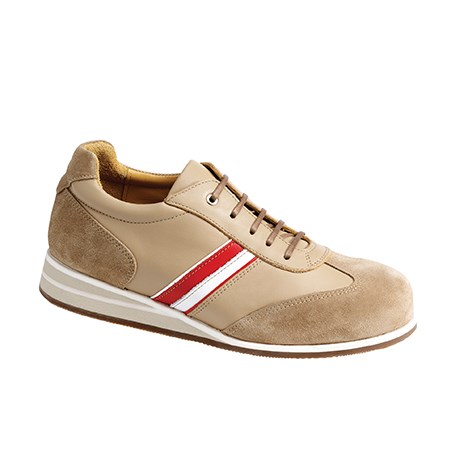 3610.1636 Piedro Womens Sports Shoes Taupe Combination Lace.jpg