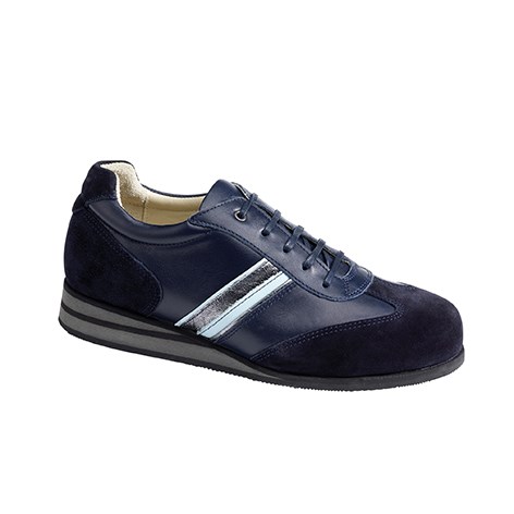 3610.5636 Piedro Womens Sports Shoes Blue Silver Combination Lace.jpg
