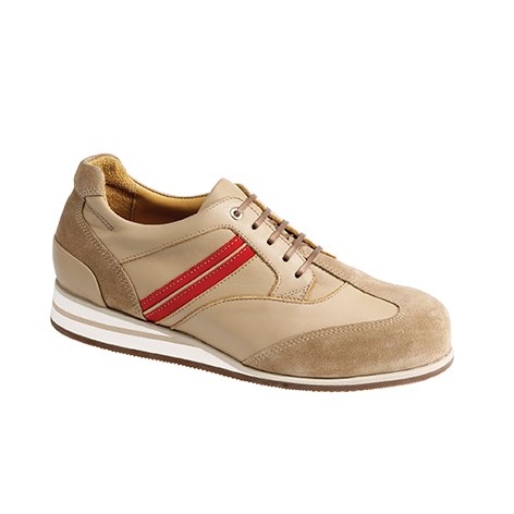 3630.1636 Piedro Womens Sports Shoes Taupe Combination Lace.jpg