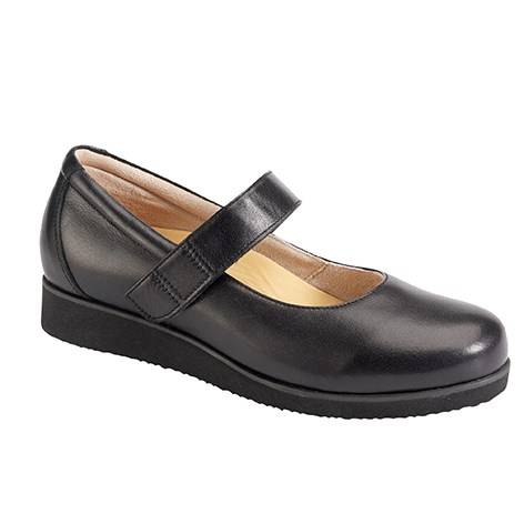 3370.9800 Piedro Ladies Diabetic Shoes Black Velcro.jpg
