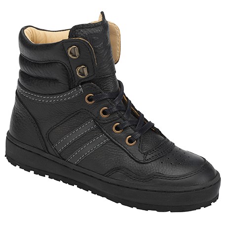 2123.9800 Piedro Hi Tops Sports Black Leather Combo Lace.jpg