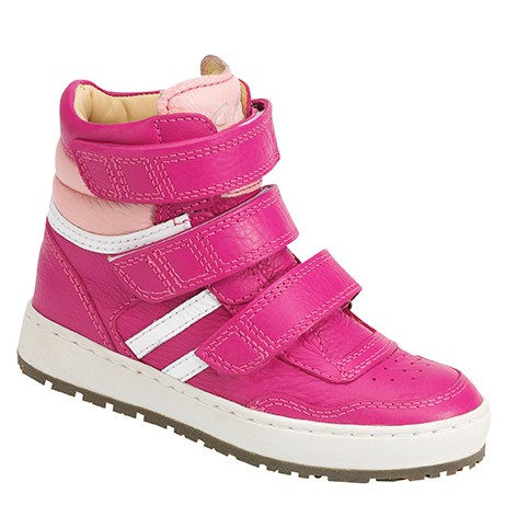2133.0126 Piedro Hi Tops Sports Fuchsia Pink White Leather Velcro.jpg