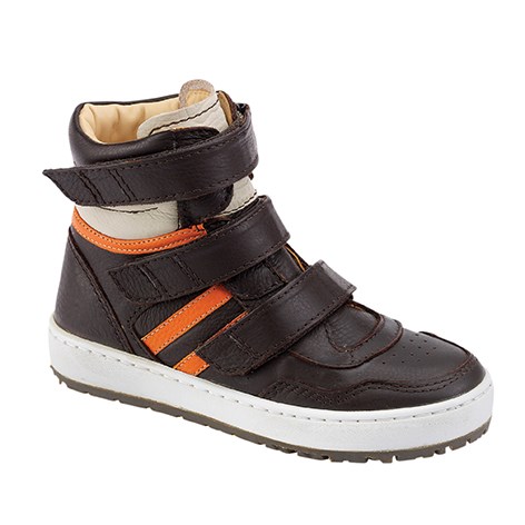 2133.1536 Piedro Hi Tops Sports Brown, Orange & Cream, Leather, Velcro.jpg